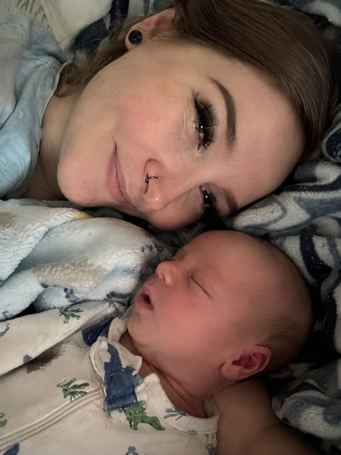 Parent holding a baby
