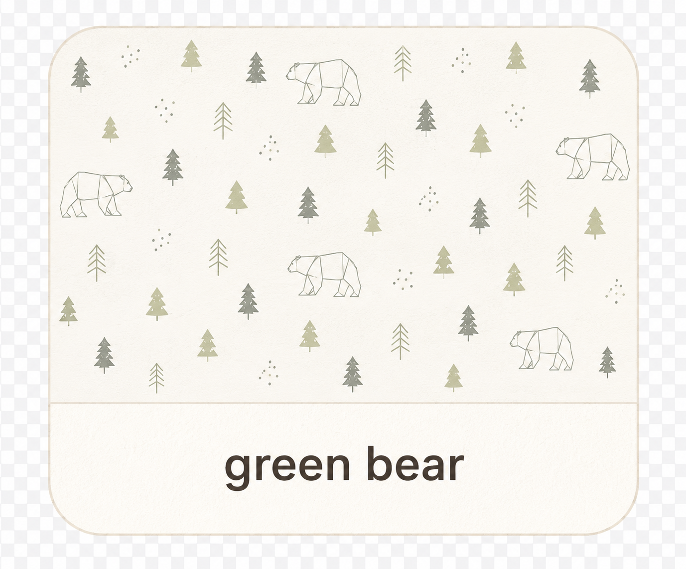 green bear